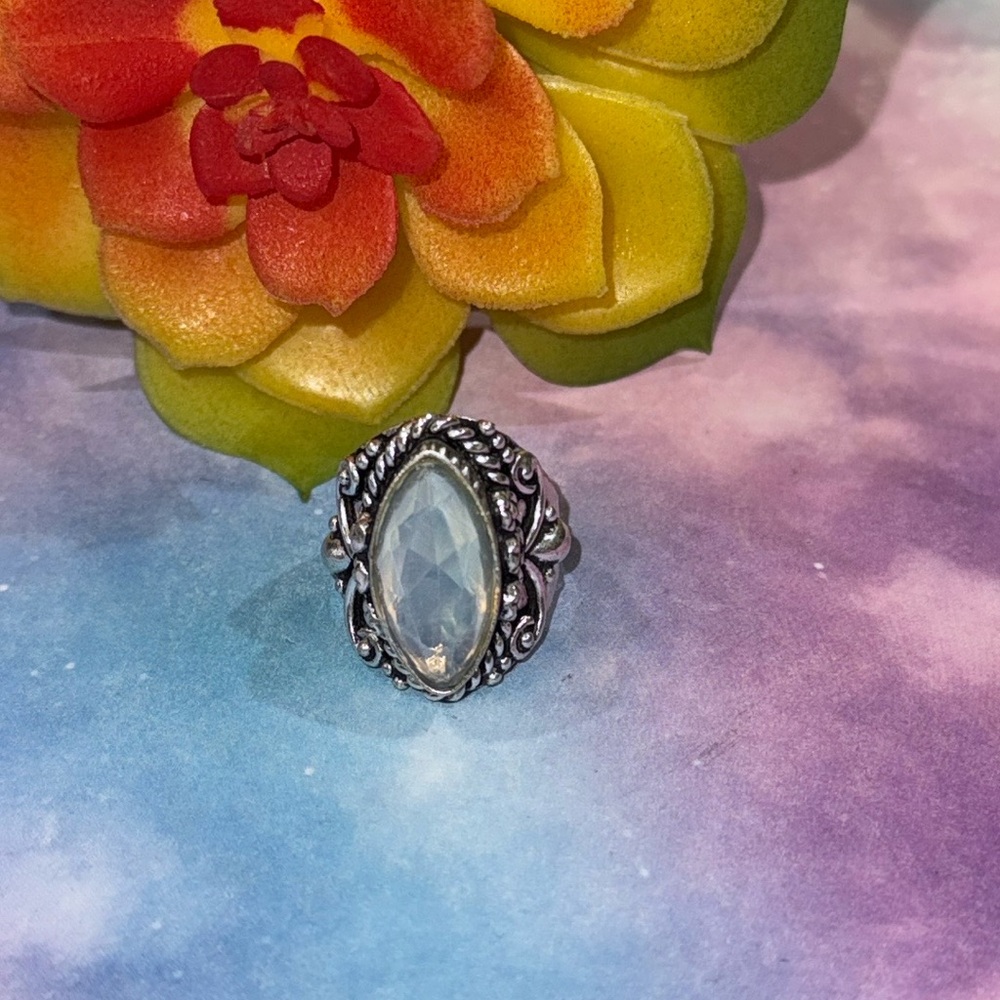 Silver Opalite Ring - image 1